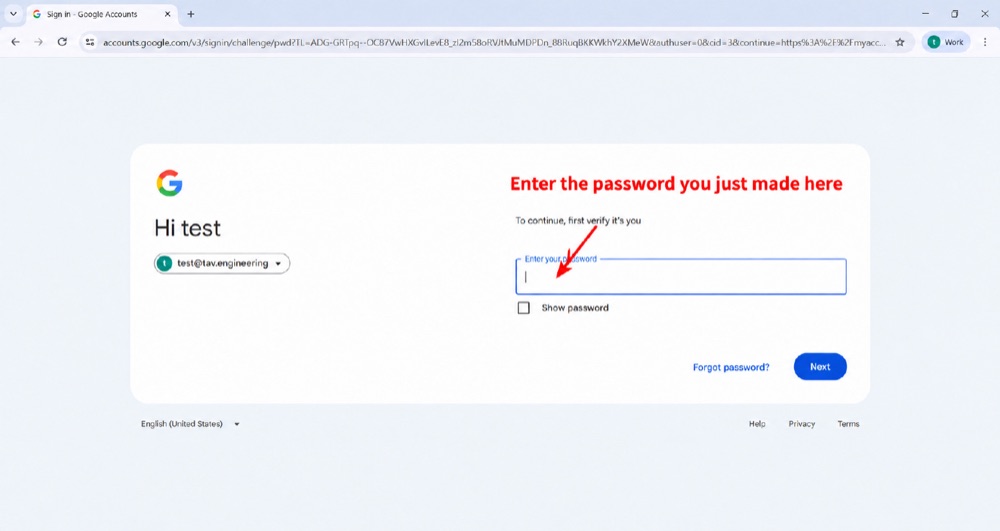 Google — verify it's you