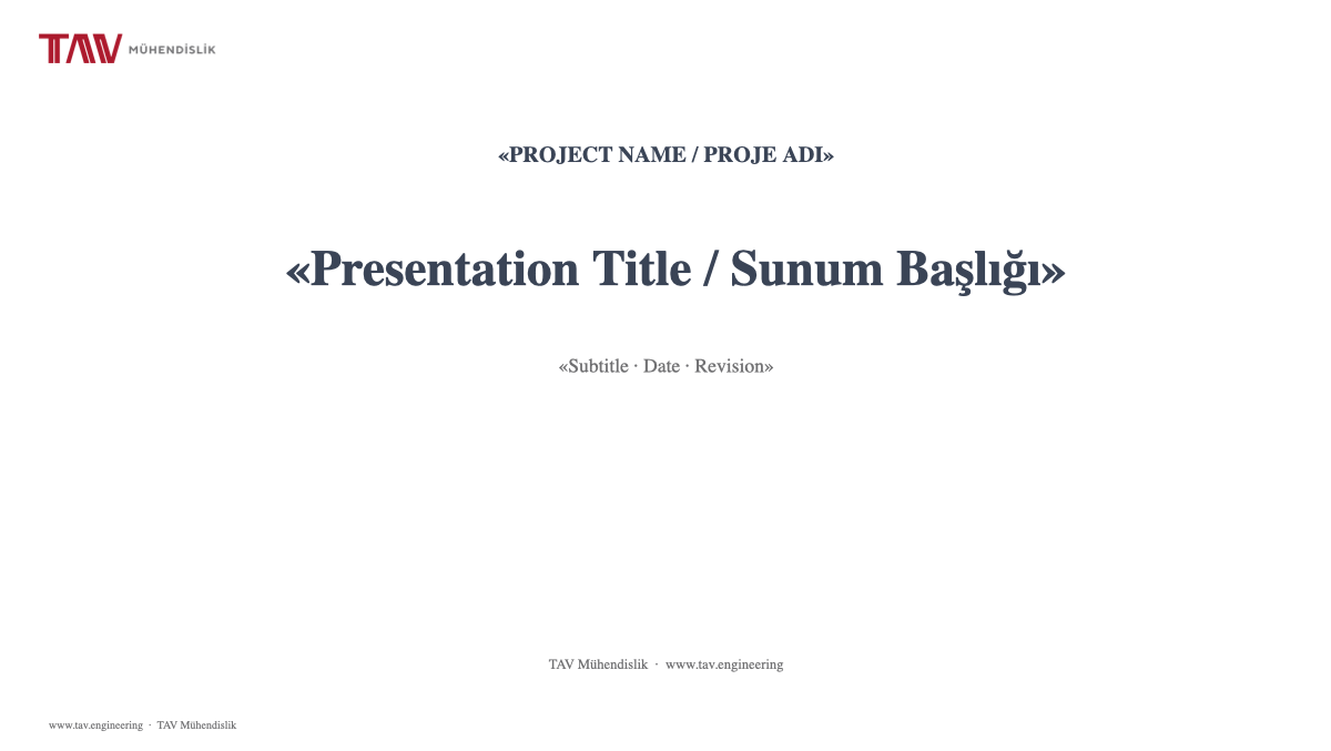 Sunum şablonu